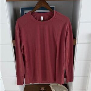 Zella Burgundy Long Sleeve Top